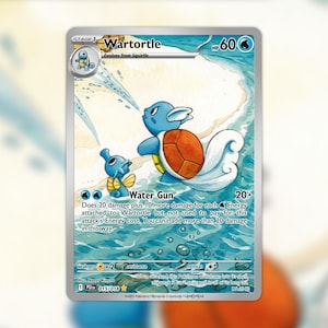 Wartortle Southern Islands (Full Art Redesigned) Custom made TCG HOLO Card PSI-015/018 | Pokemon Fan Art