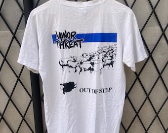 Vintage Minor Threat - Out Of Step 00s L USED