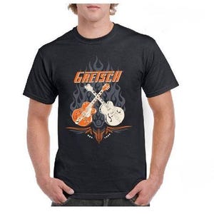 Gretsch Dual Guitar 100% Cotton T-Shirt - GretschGear