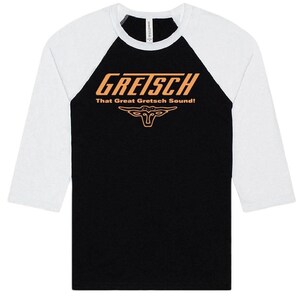Gretsch Raglan 3/4 Sleeve Baseball T-Shirt - GretschGear