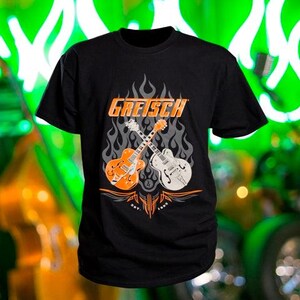 Gretsch Dual Guitar 100% Cotton T-Shirt - GretschGear