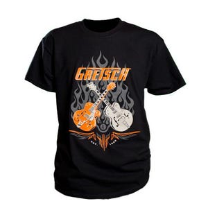 Gretsch Dual Guitar 100% Cotton T-Shirt - GretschGear
