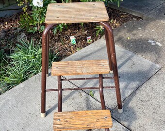 Vintage Folding Step Stool