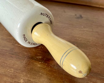 Vintage Nutbrown Rolling Pin