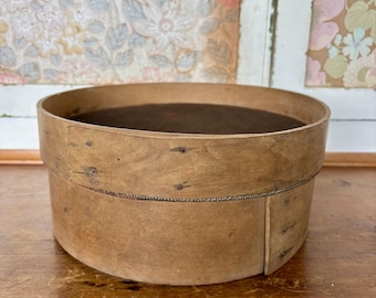 Vintage Wooden Bentwood Sieve