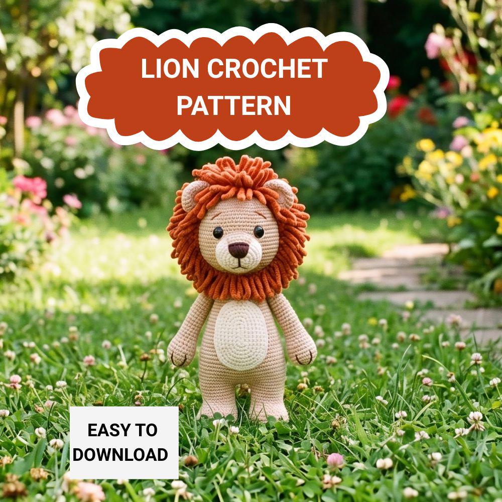 Fluffy Mane Lion Plush Tutorial