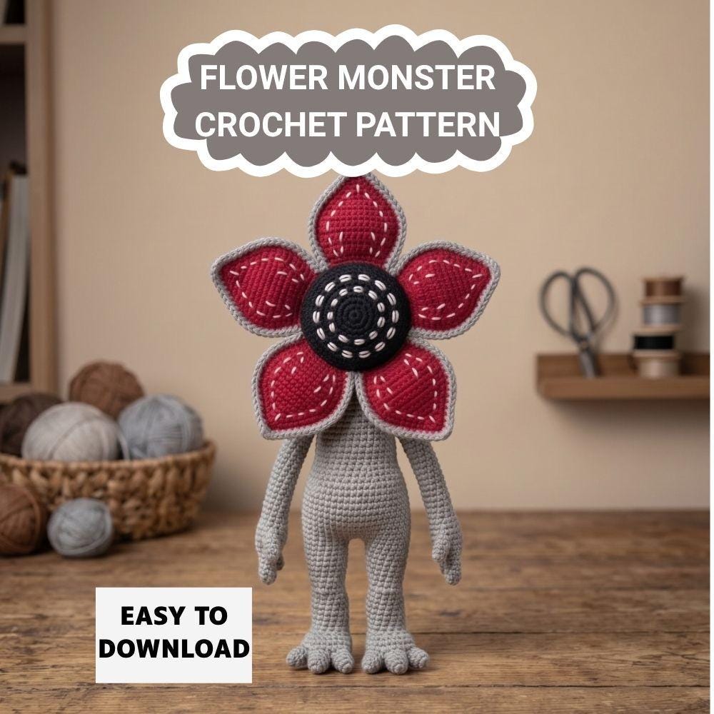 Flower Monster Amigurumi Pattern