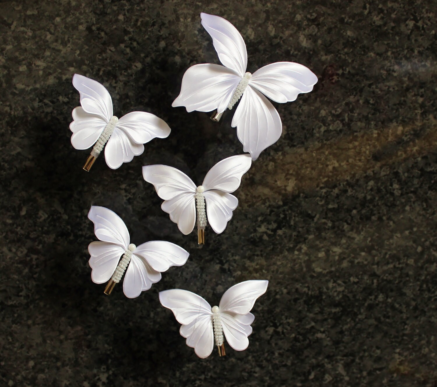 12 Rainbow Fake Artificial Feather Monarch Emperor Butterfly Butterflies  Craft Flowers Home Decoration Flower Pick 