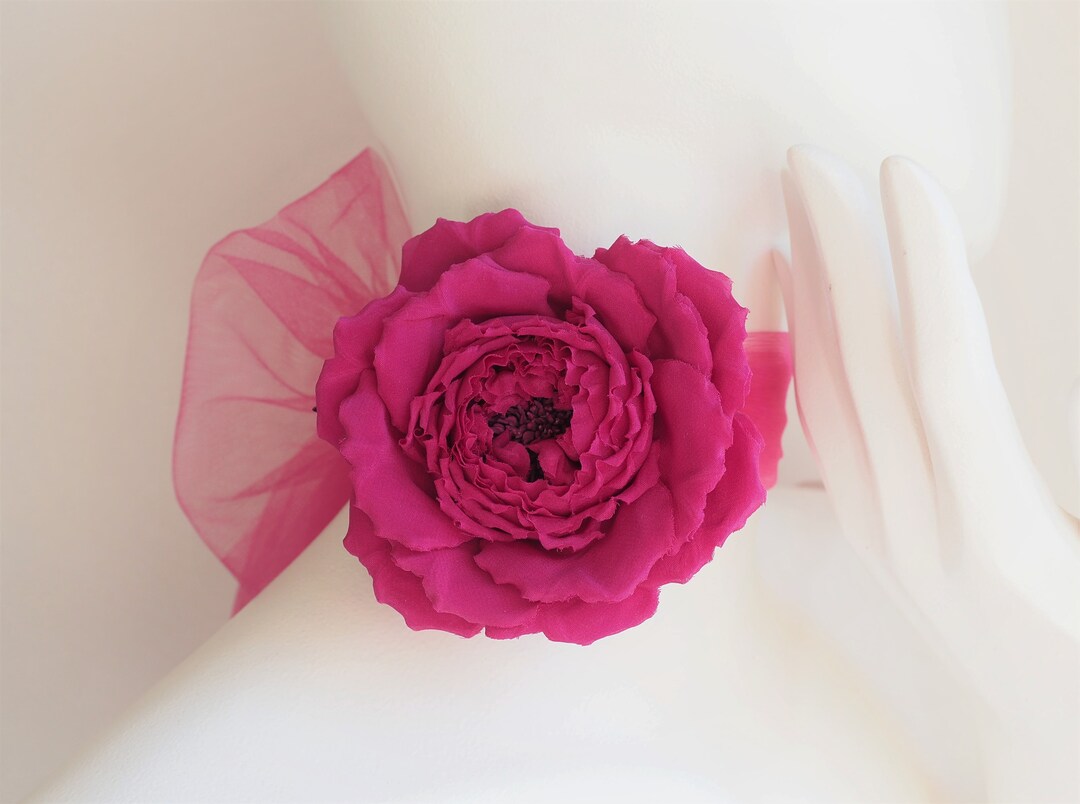 Choker fuchsia