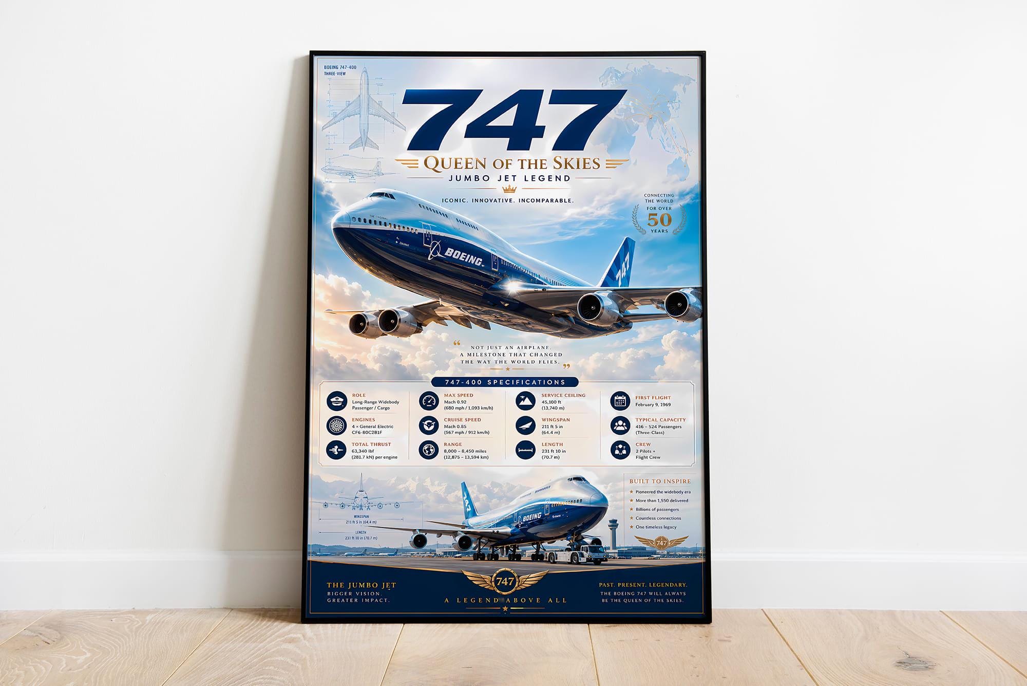 ボーイング747 - Etsy 日本