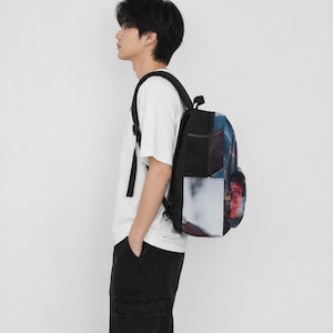 Captain America Shield Artwork Backpack | Superhero Character Print image 1