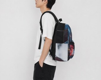 Mochila con diseño del escudo del Capitán América / Estampado de personaje de superhéroe