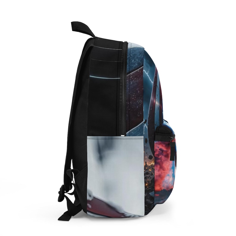 Captain America Shield Artwork Backpack | Superhero Character Print image 4