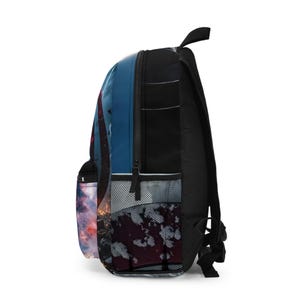Captain America Shield Artwork Backpack | Superhero Character Print image 5