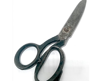 Vintage Scissors (8") Solingen Germany - Stamped "WPS" (Possibly Denotes) Werner Peiniger Solingen - Tailor General Purpose Utility Scissors