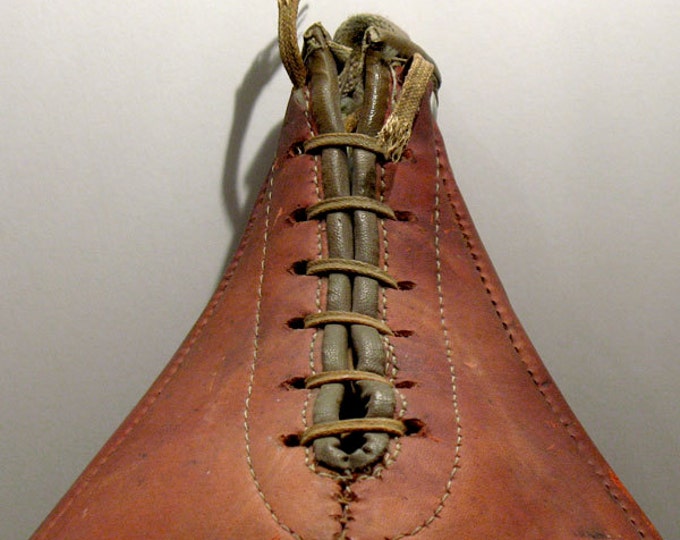 Vintage Leather Speed Bag Boxing Leather Punching Bag Etsy