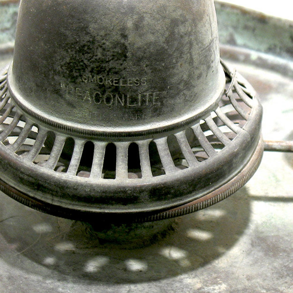 Antique Beaconlite Oil Lamp Chick Brooder Heater - Copper Kerosene Lamp ...