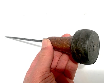Antique Scratch Awl Punch Scribe "Yankee"- North Bros Mfg Co Philadelphia USA -Leather Craft Carpentry Upholstery Hand Tool -Circa 1910-20's