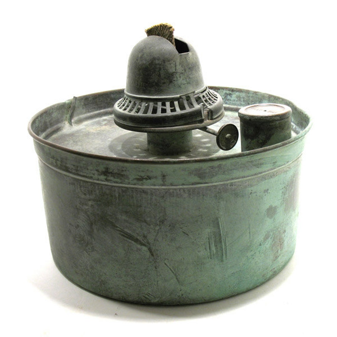 Antique Beaconlite Oil Lamp Chick Brooder Heater - Copper Kerosene Lamp ...