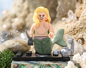 MOC – Minifigurka Syrenki | Urocze stworzenie z Zatoki Whitecap | Piraci z Karaibów | Prezent urodzinowy