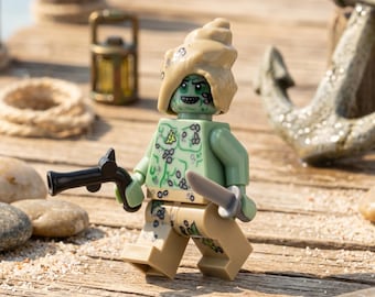 Minifigurka MOC-Hadras | Bezgłowa załoga Latającego Holendra | Piraci z Karaibów | Prezent urodzinowy