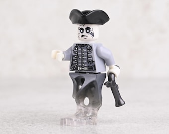Minifigurka MOC-Santos | Przeklęty Łowca Cichej Mary | Włócznik Salazara | Prezent urodzinowy z Piratów z Karaibów
