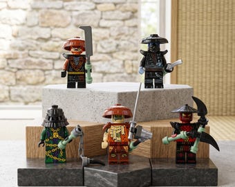 Zestaw 5 klocków MOC – Zakazana Piątka – Kur, Nokt, Rox, Zarkt, Drix | Prezent urodzinowy kompatybilny z LEGO