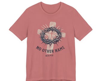 Camiseta Coroa de Espinhos na Cruz | Camiseta da Fé Cristã