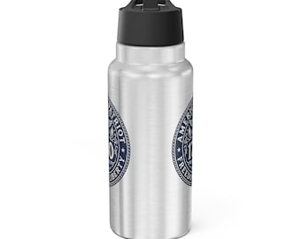 Ótimo presente patriótico para mãe e pai | Copo térmico American Patriot 250 Seal | Gator 946 ml