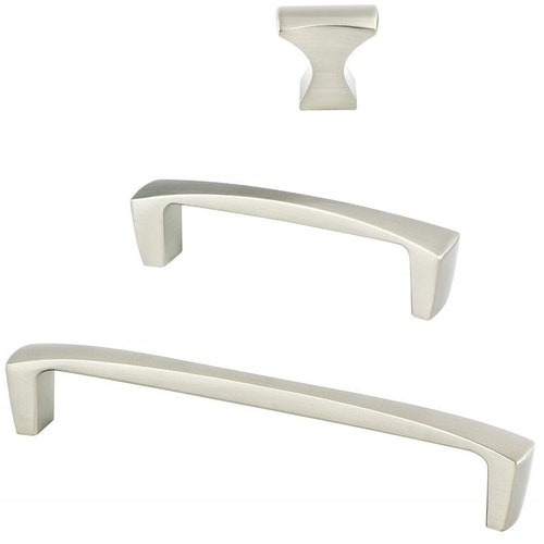 Modket Brushed Nickel Modern Kitchen Handles Pulls Etsy
