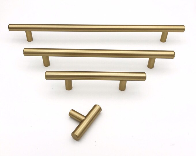 Brass Knobs and Brass Drawer Pulls Lucite by