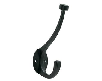 Flat Black Modern Wall Hook