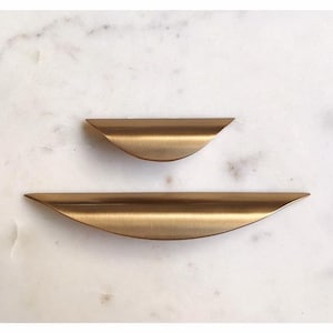 Luna Cabinet Knobs - Champagne Bronze Drawer Pull - Cabinet Pull - Drawer Pulls