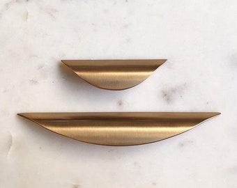 Luna Cabinet Knobs - Champagne Bronze Drawer Pull - Cabinet Pull - Drawer Pulls