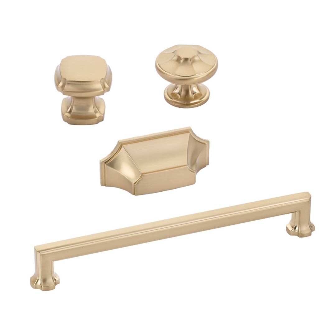 Champagne Bronze regal Knobs and Drawer Pull Transitional