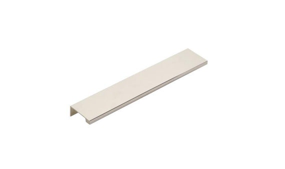 Polished Nickel Drawer Pull Dina Tab Pull Lipped Etsy