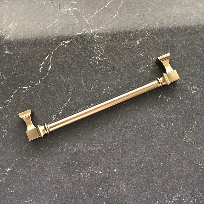 Thea Champagne Bronze Drawer Pulls and Knob Brass Drawer Etsy