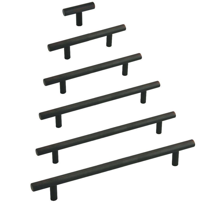 European Black Drawer Pulls and Knobs Round Drawer Handles Etsy UK