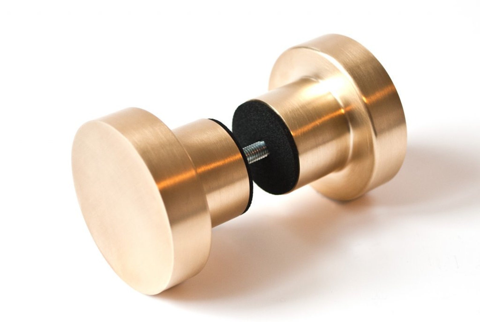 Brushed Brass Glass Shower Door Knob Shower Door Handle Pull Etsy