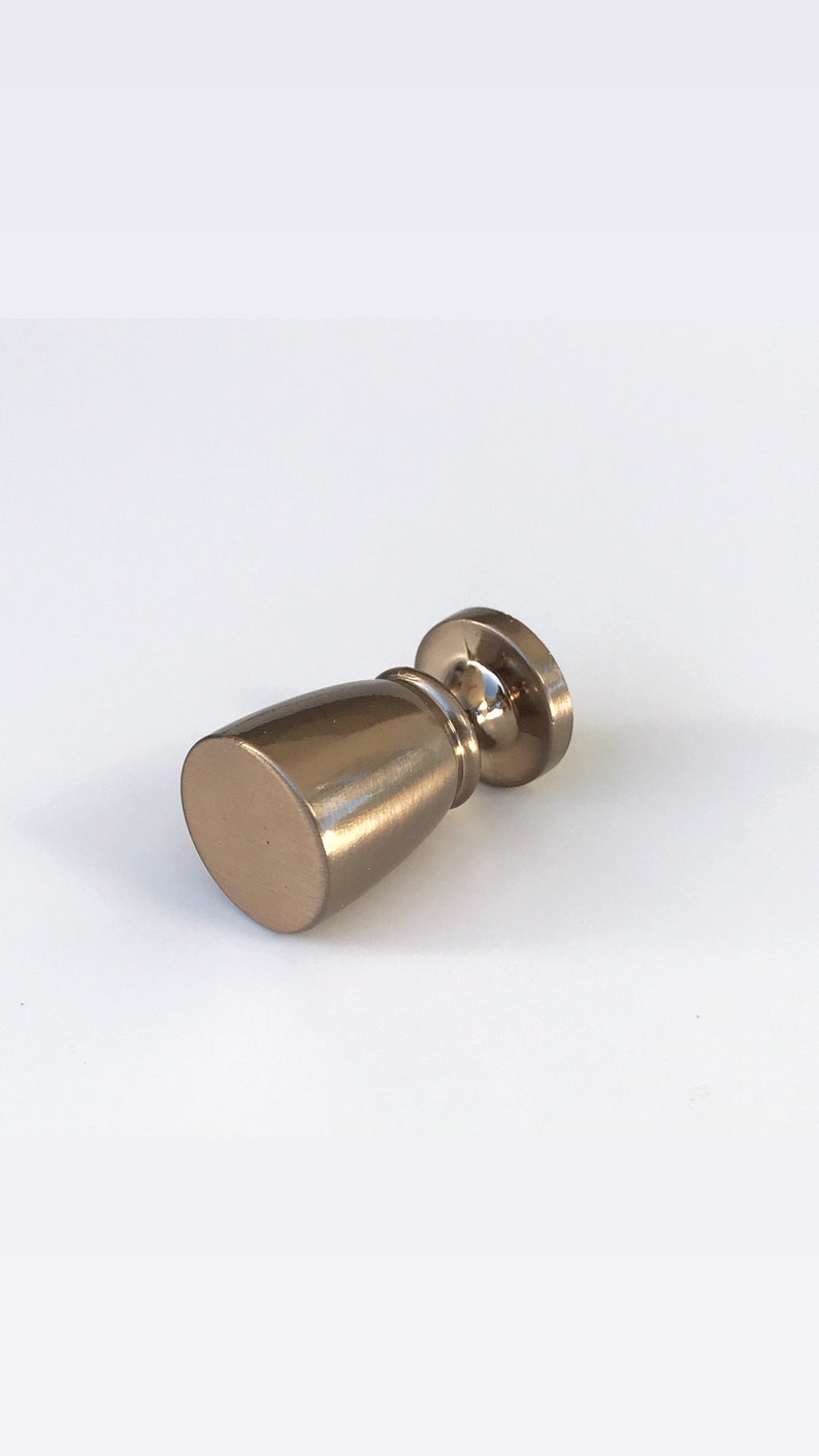 Cone Knob mina in Champagne Bronze Finish. Etsy
