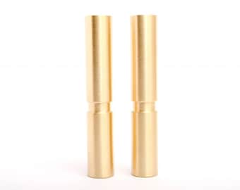 Set of 2- Mid-century Modern Furniture Legs - Replacement Legs in Brass