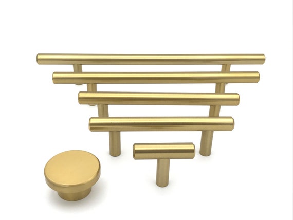 Brass Drawer Pulls And Knobs European Round Drawer Handles Etsy