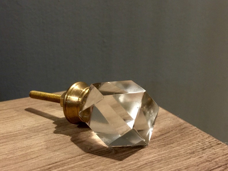 Lucite Knob Drawer knobs Knobs Furniture Etsy