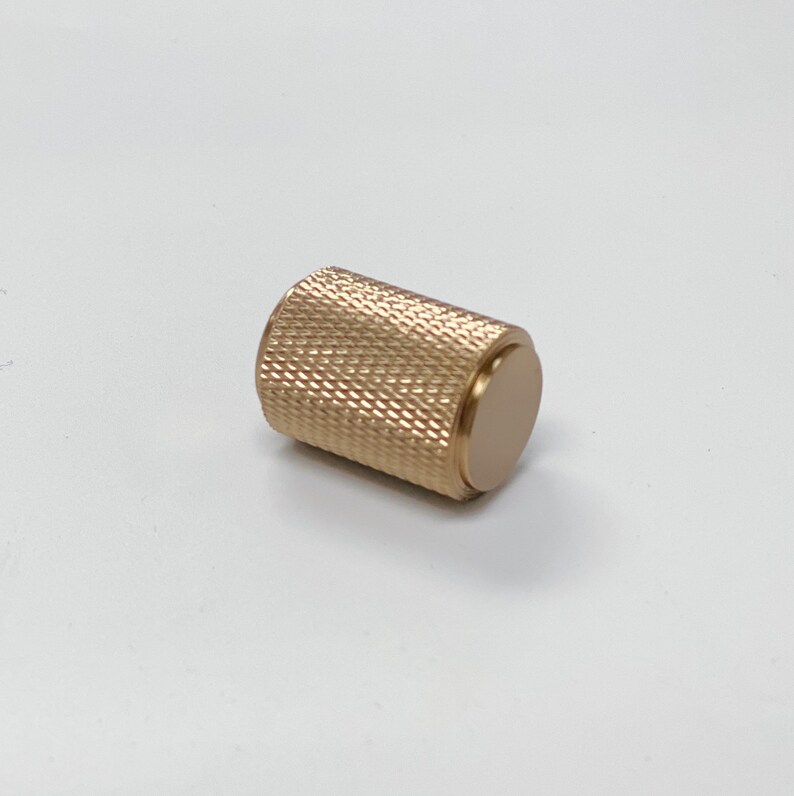 Champagne Bronze Knurled Drawer Pulls and Knobs Etsy