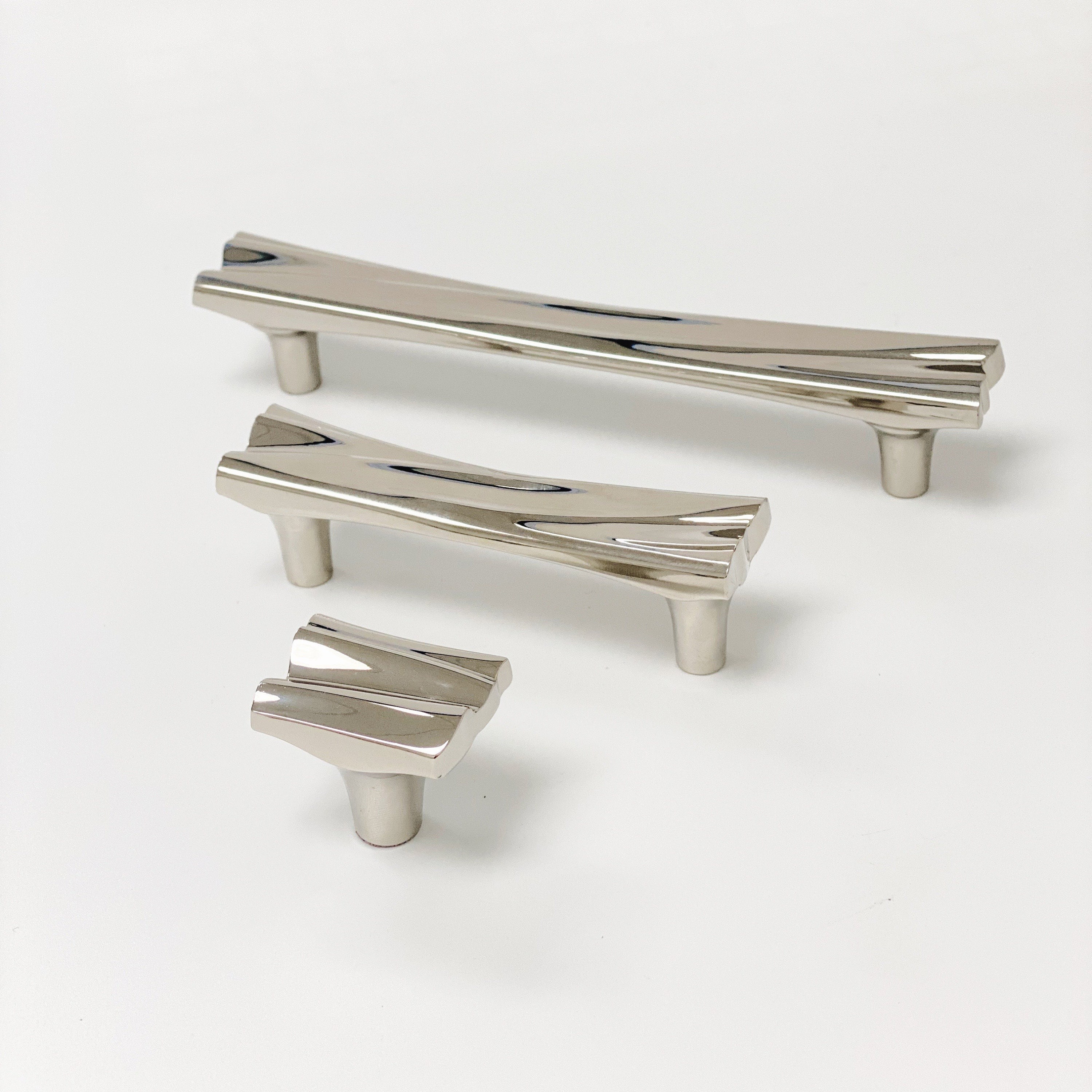 Polished Nickel Sunday Hardware Etsy