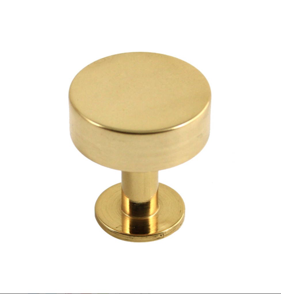 Polished Brass Knob style 31 Drawer Pulls and Knobs Etsy Canada
