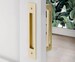 Door Flush Pull and Handle Front and Back Hardware for Interior Sliding and Barn Doors 