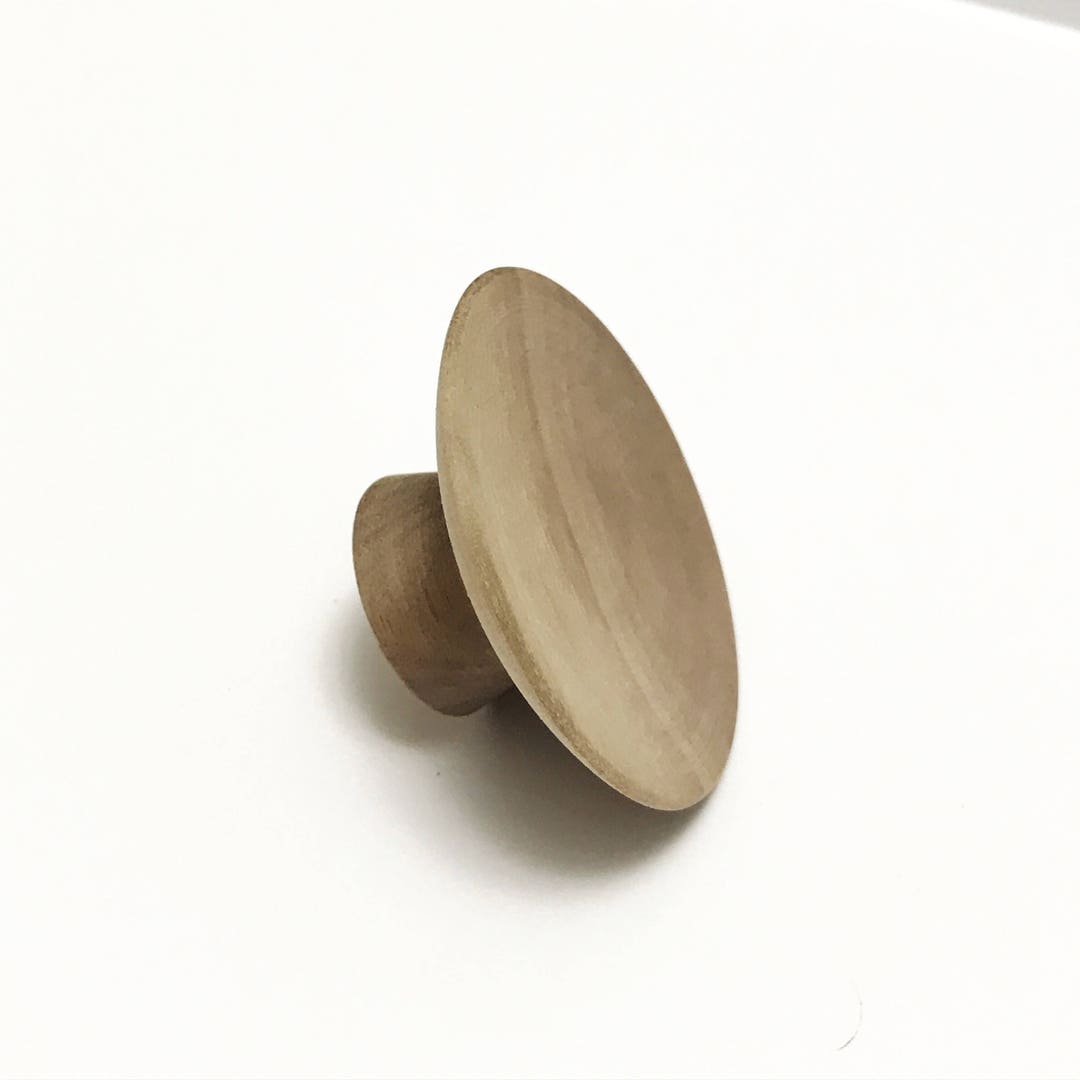 Mid-century Modern Cabinet Wood Pulls and Knobs Kitchen Closet ...