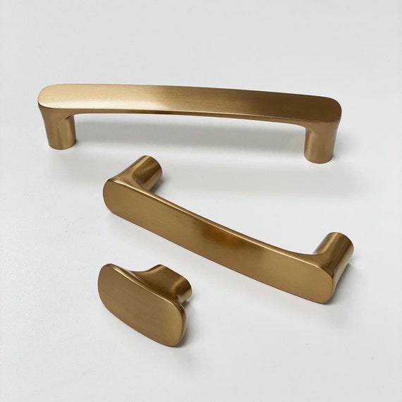 Champagne Bronze Maison Knurled Drawer Pulls and Cabinet Knobs with