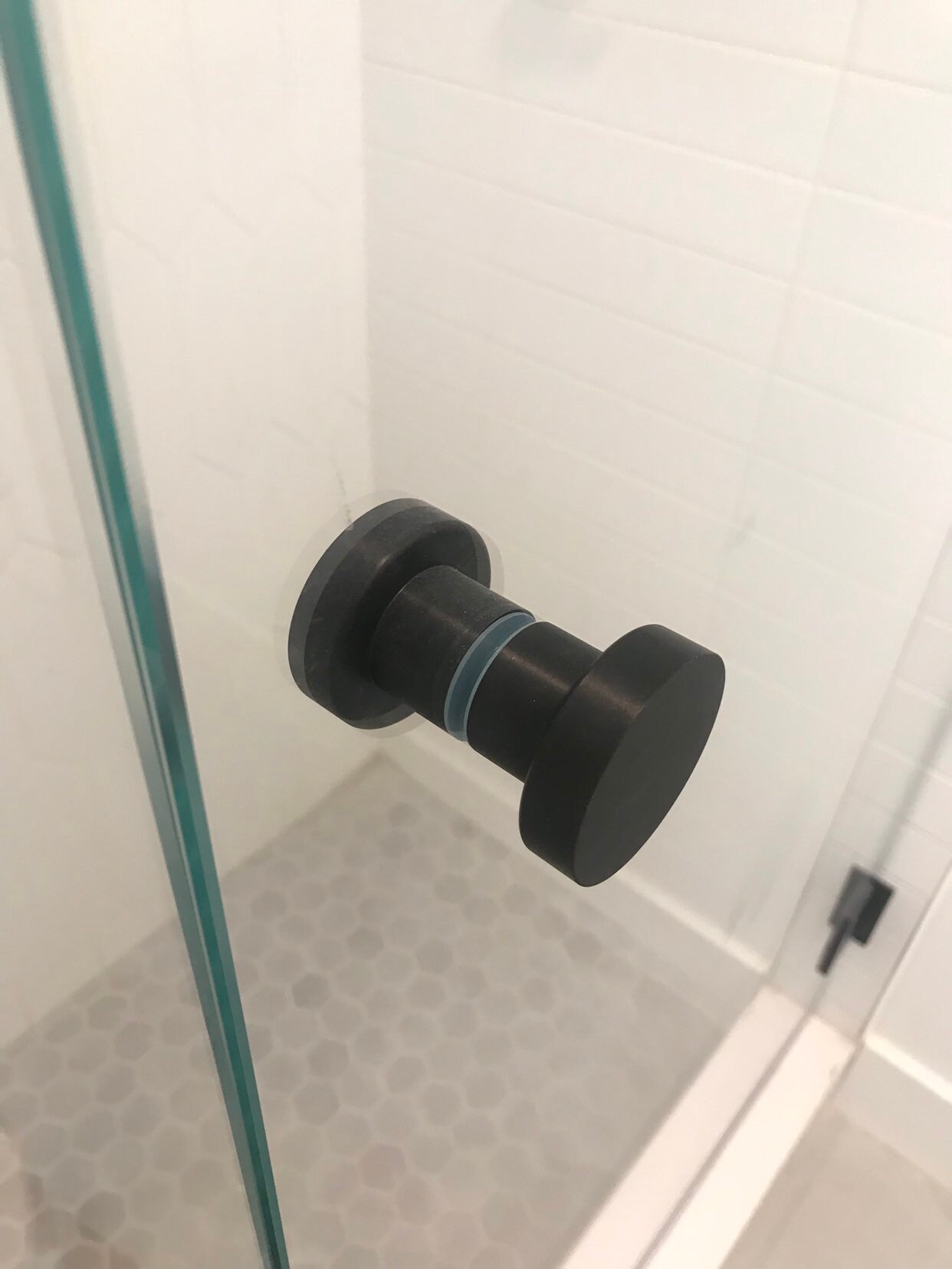 Matte Black Glass Shower Door Knob Shower Door Handle Pull Etsy